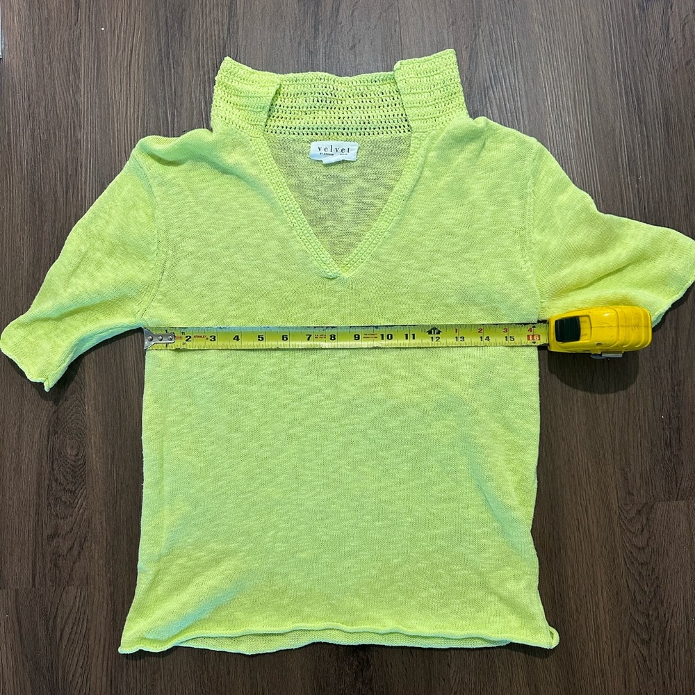Velvet Lime Green Kids Shirt